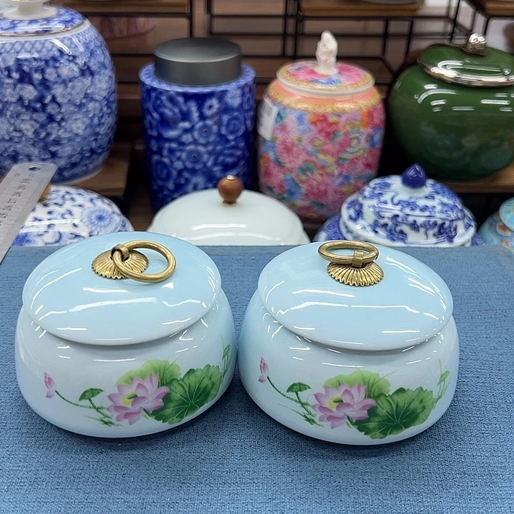 瓷片茶叶罐茶叶罐