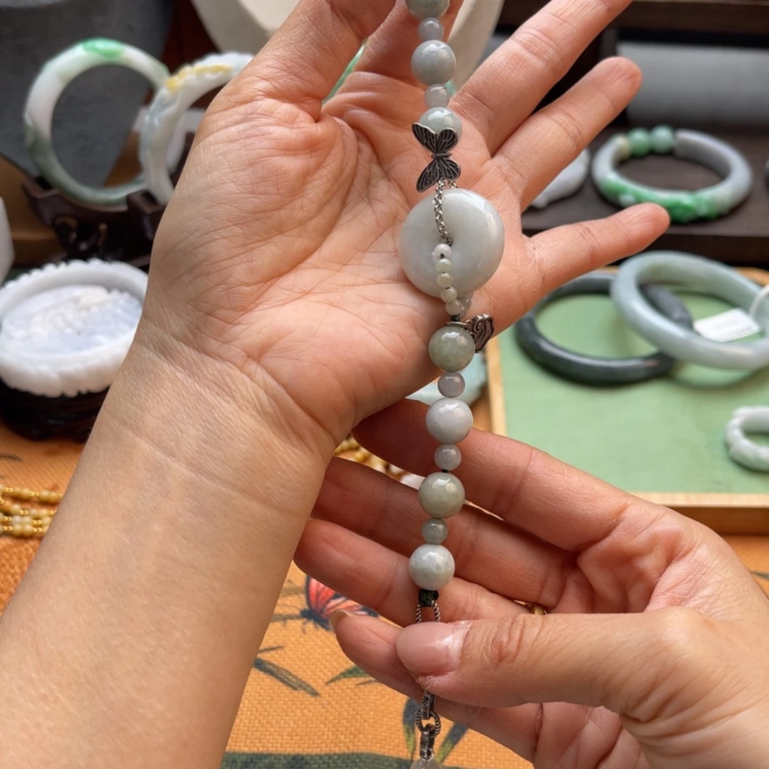 翡翠未镶嵌手链手链