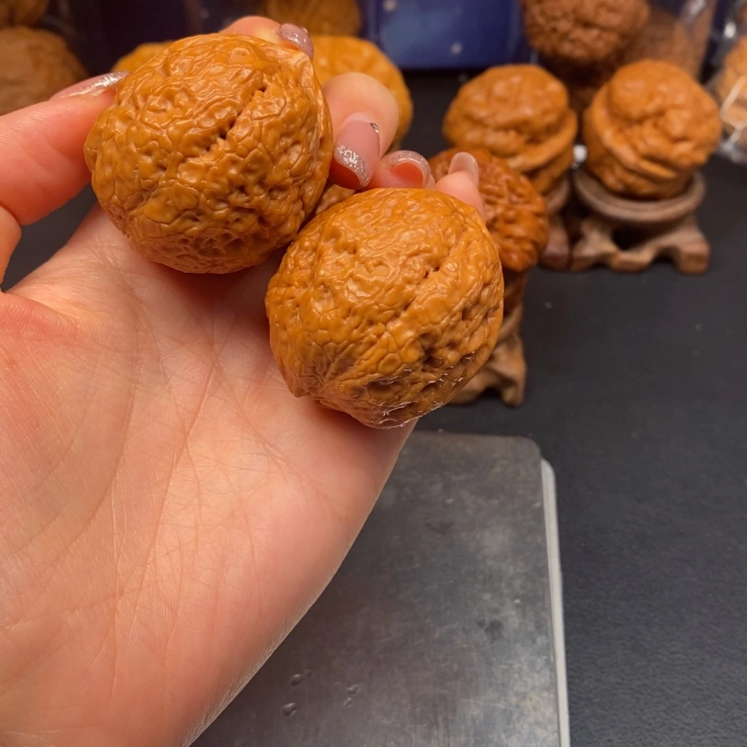 蜜***铺吊坠文玩核桃福利矮桩聚宝