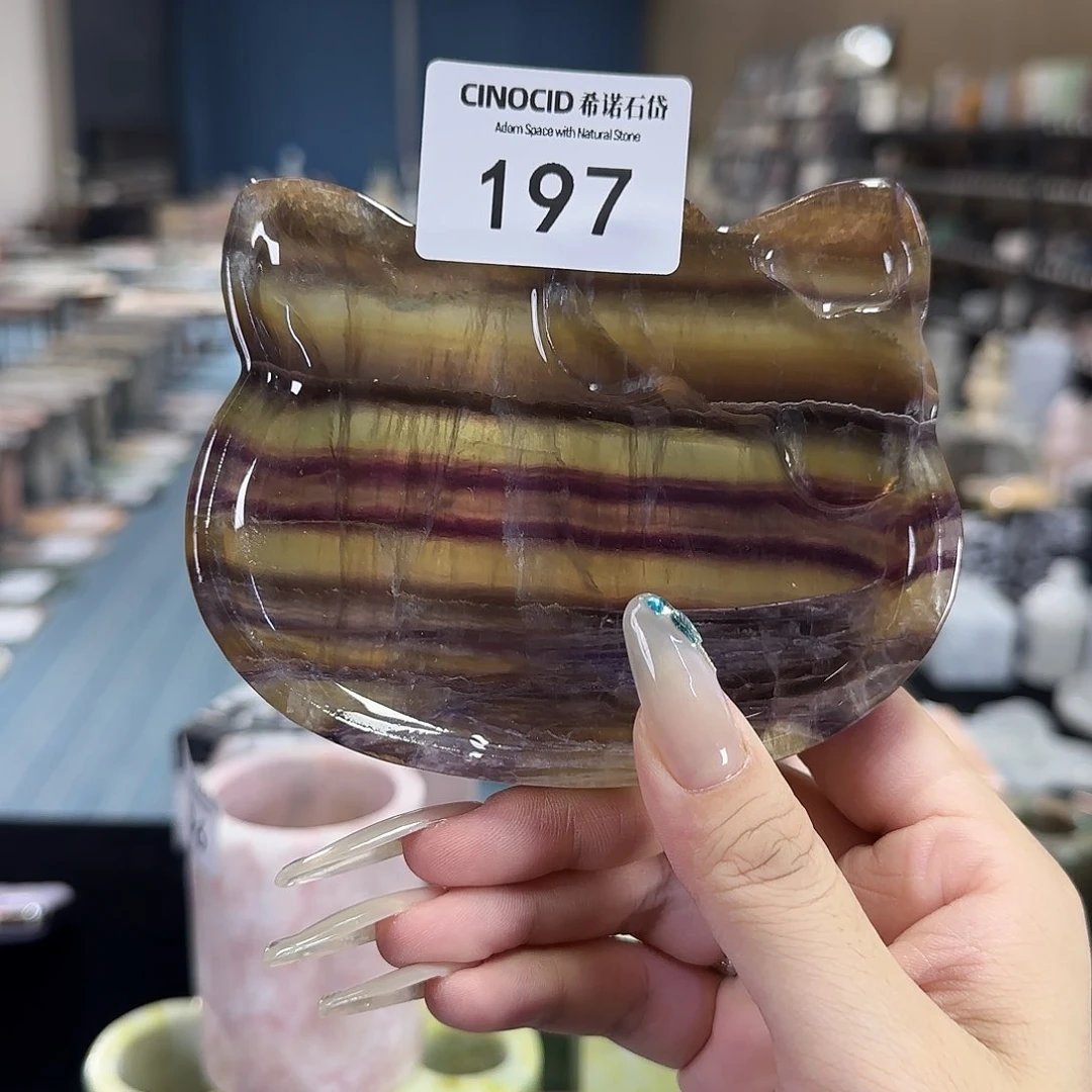 福利三彩莹石小猫福利197