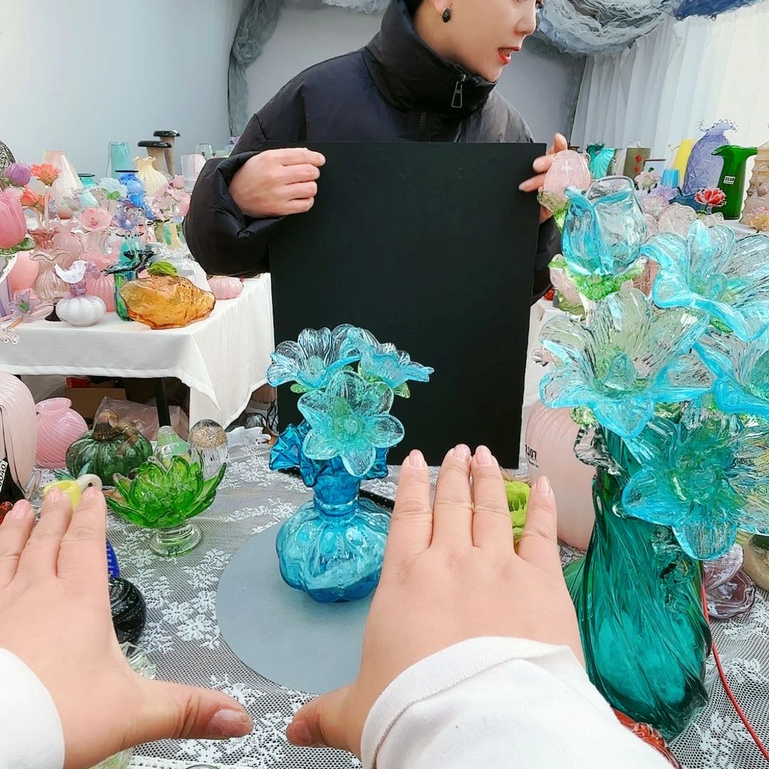 福利退不换琉璃花瓶艺术品