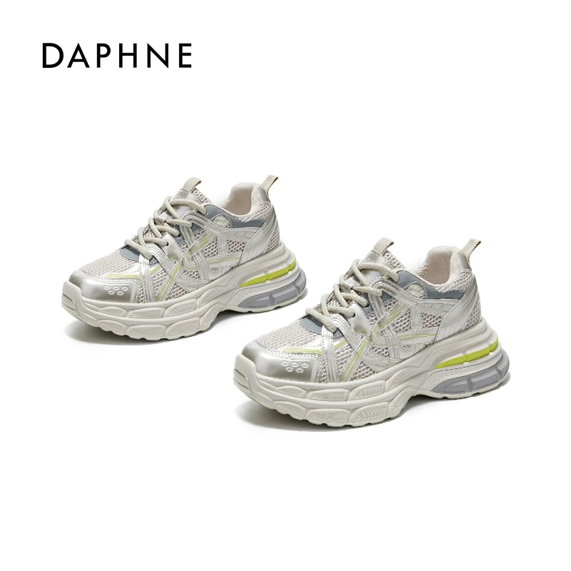 达芙妮正品老爹鞋女2025秋夏爆款厚底增高时尚潮鞋高颜值运动鞋L