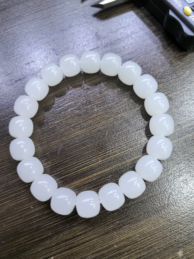 新疆和田玉山流水手串单串