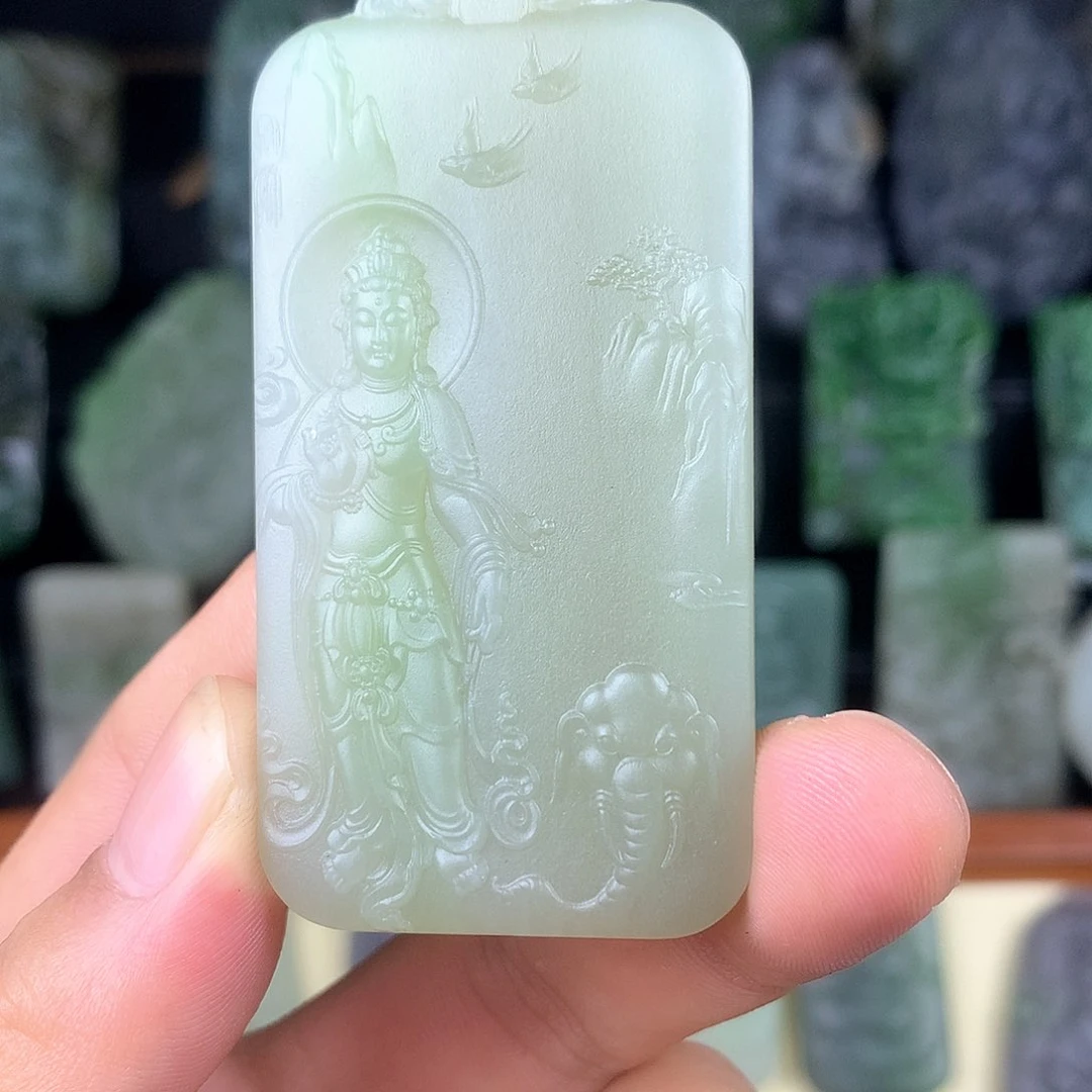 未镶嵌和田玉挂件
