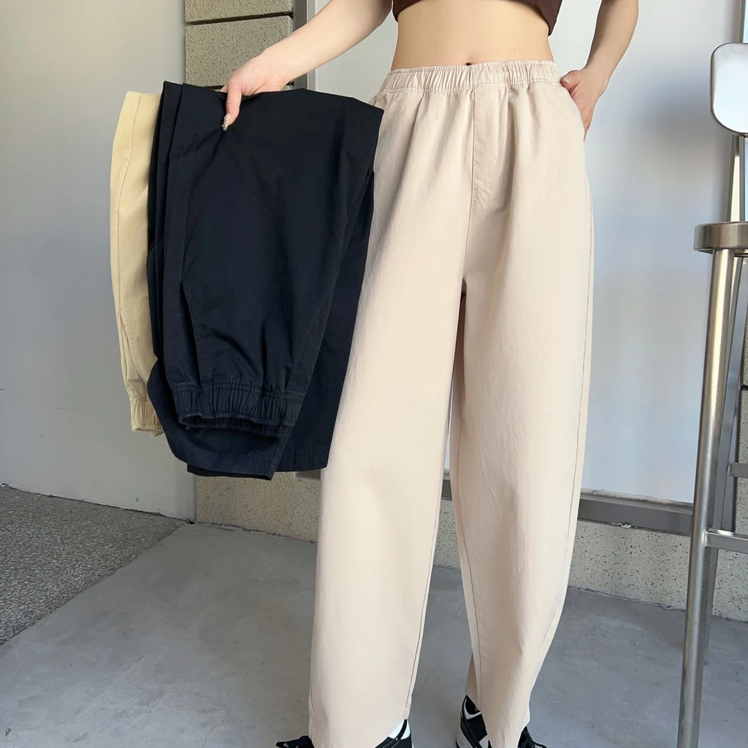 文文专属6316水洗棉休闲宽松版豌豆裤