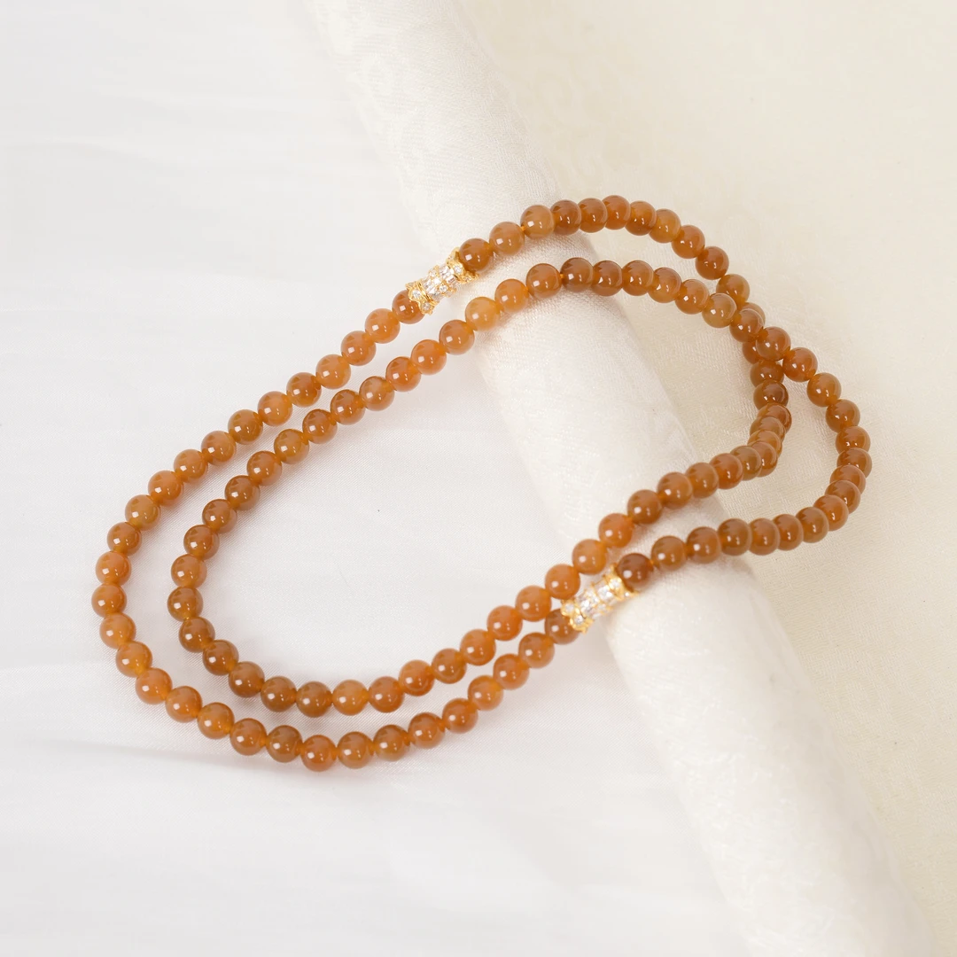 【熊总夫妇】和田玉糖料项链0201-504