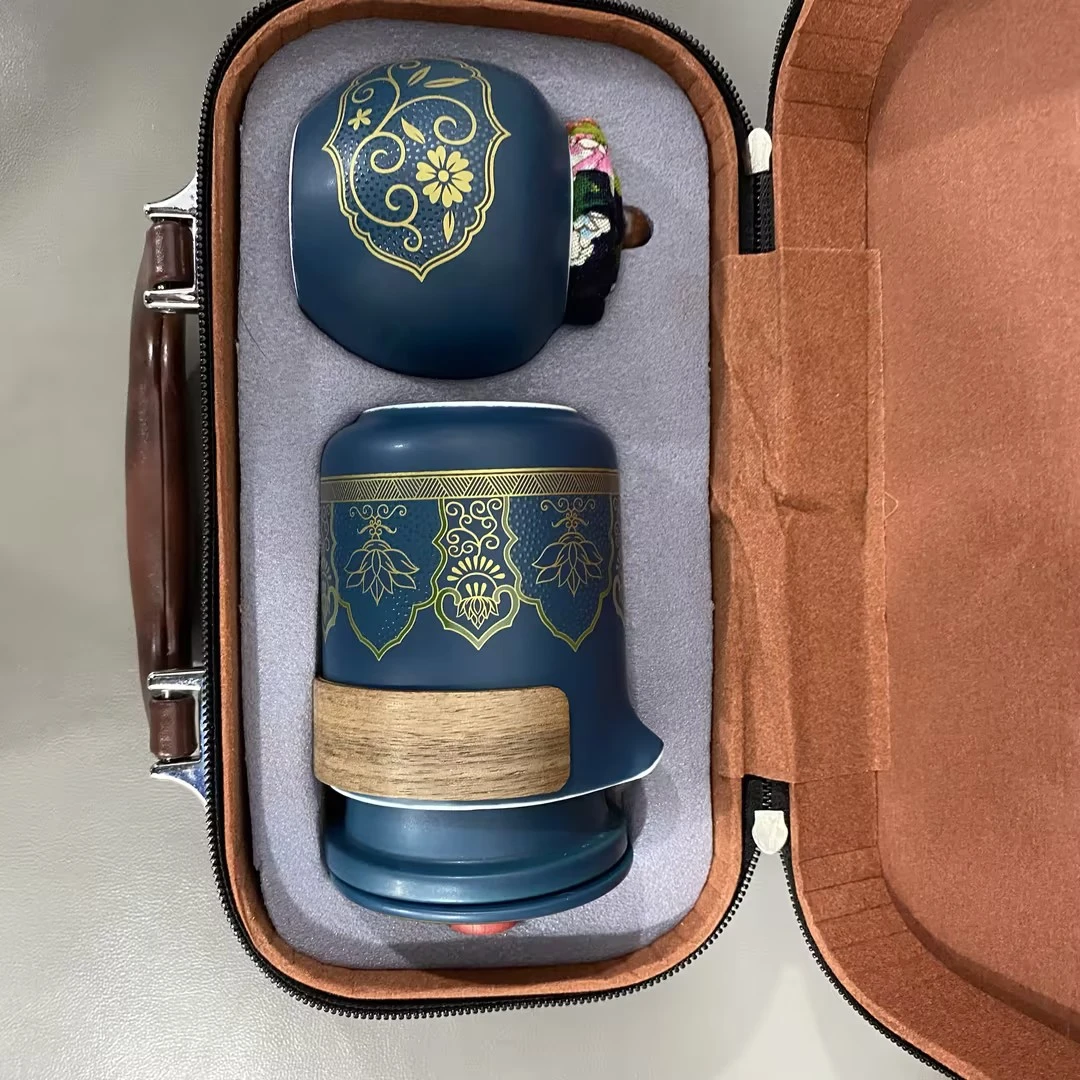 M903旅行创意茶杯高档陶瓷中式功夫茶具文化创意杯子