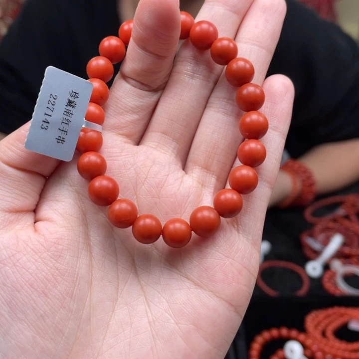 未镶嵌手串南红玛瑙恩***爷保山收藏级哑光