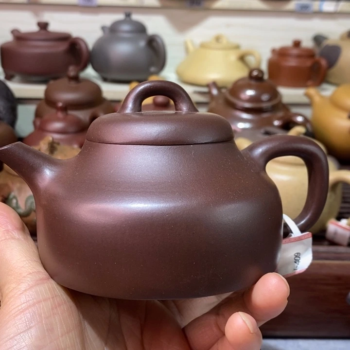 紫砂茶壶微瑕处理一把