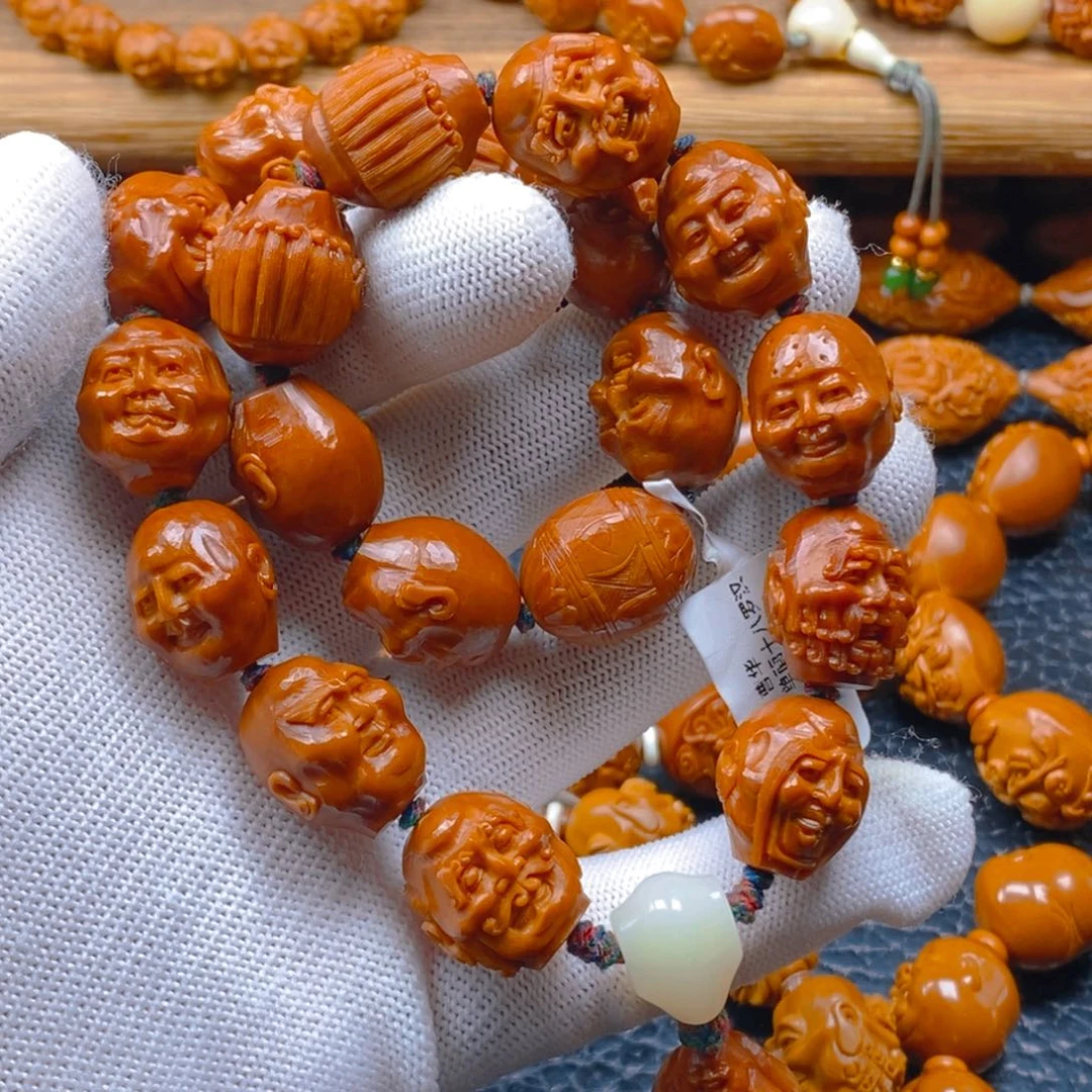 手串/手链橄榄核曹华老师1.6铁核十八罗汉（纯刻刀）