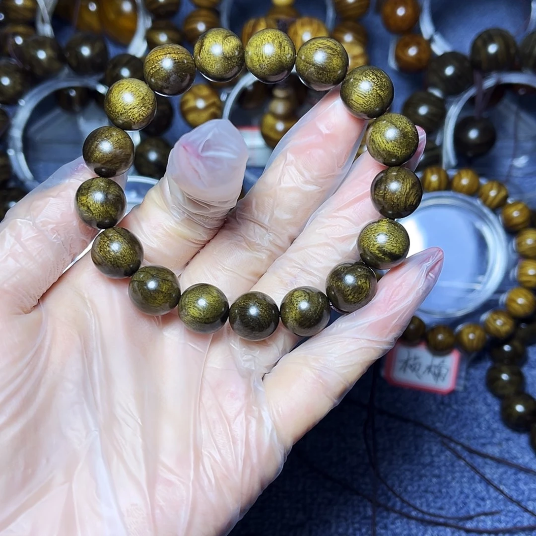 楠木（金丝楠）手串/手链1.2阴沉影子波