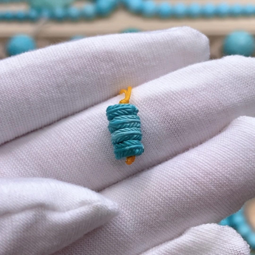 绿松石未镶嵌珠宝奇石6.6mm