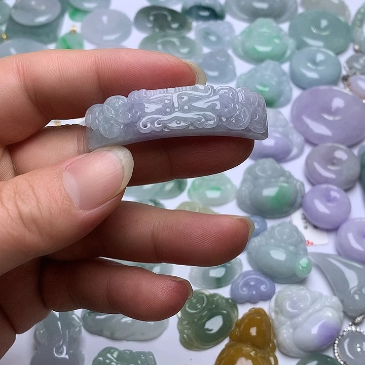 翡翠未镶嵌颈饰天然翡翠