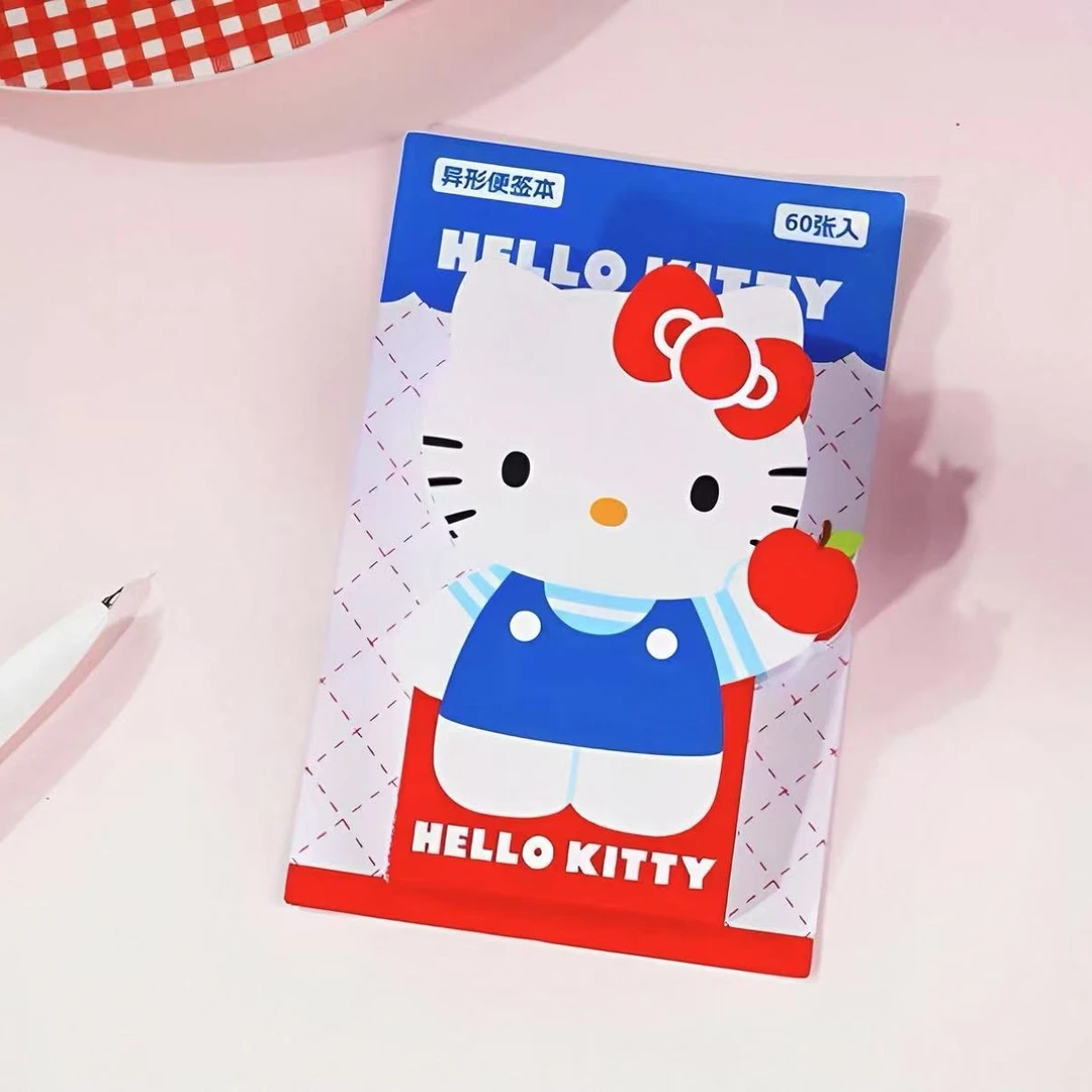 三丽鸥凯蒂猫经典系列异形便签本可爱女生kitty学生