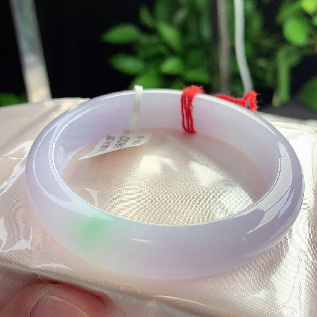 未镶嵌手镯翡翠53-54圈口冰春彩妥妥人间富贵花19号