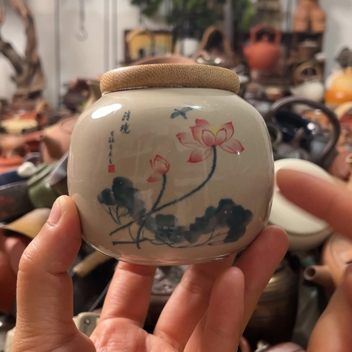 瓷片原矿珍珠耳挂饰小号耳环一支