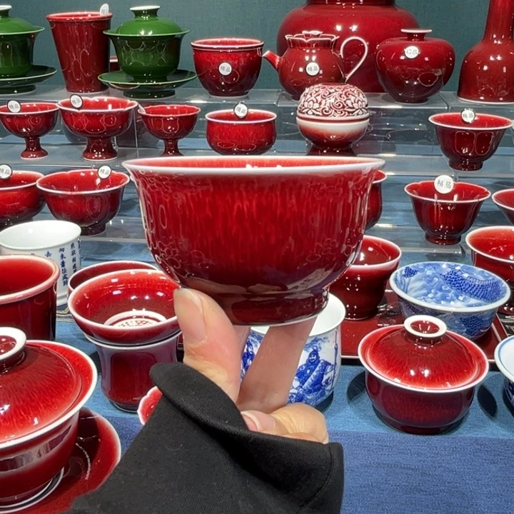 景德镇浅行窑神话杯