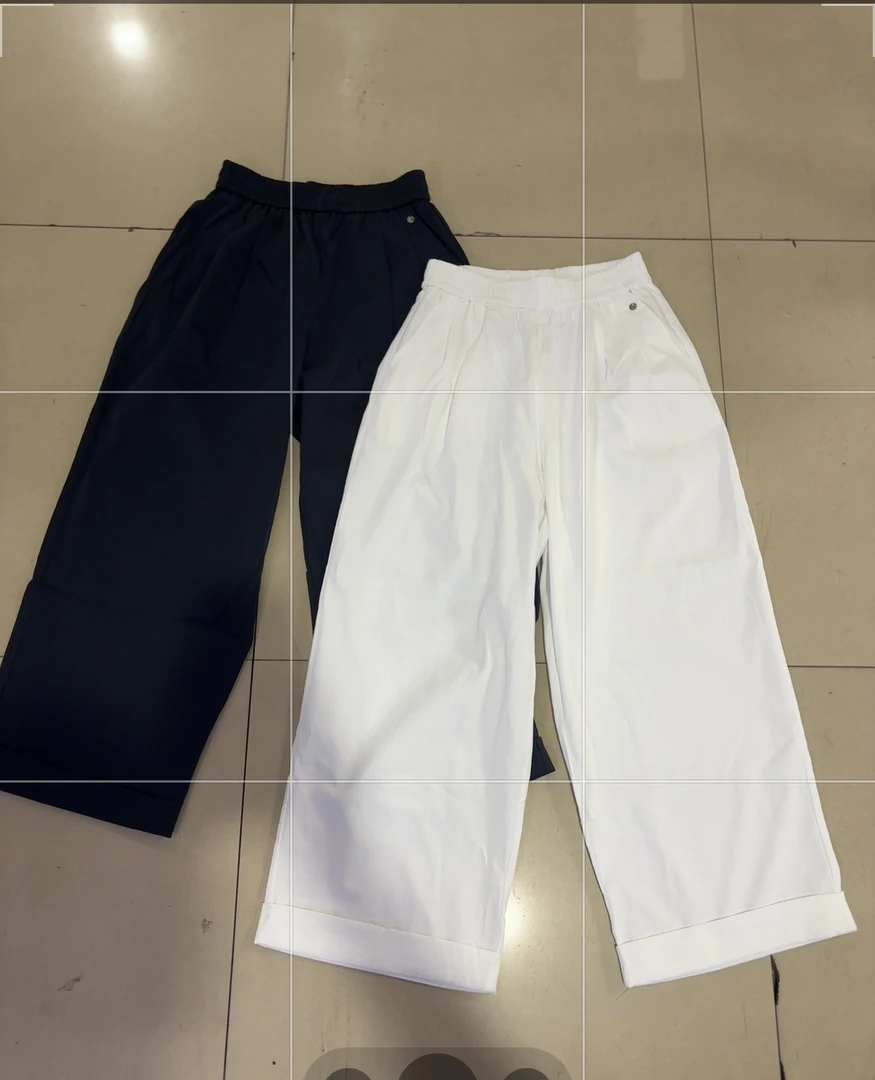 两色九分呼吸裤（超垂）（清）