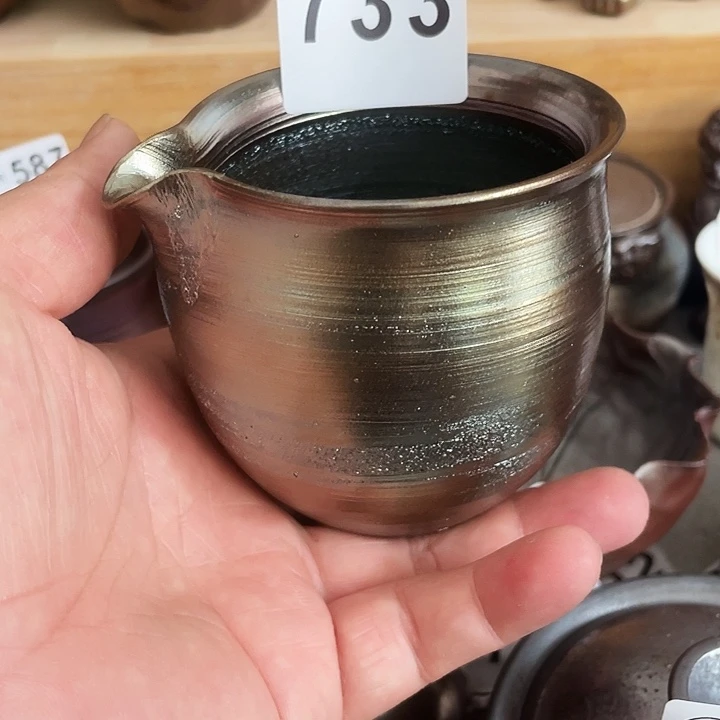 茶杯紫泥柴烧纯手工733