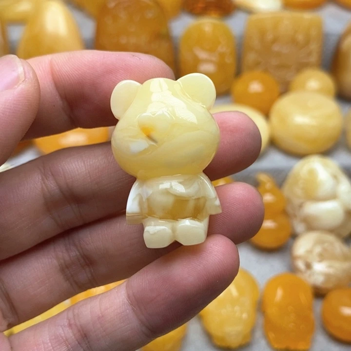 未镶嵌颈饰琥珀琥珀蜜蜡吊坠