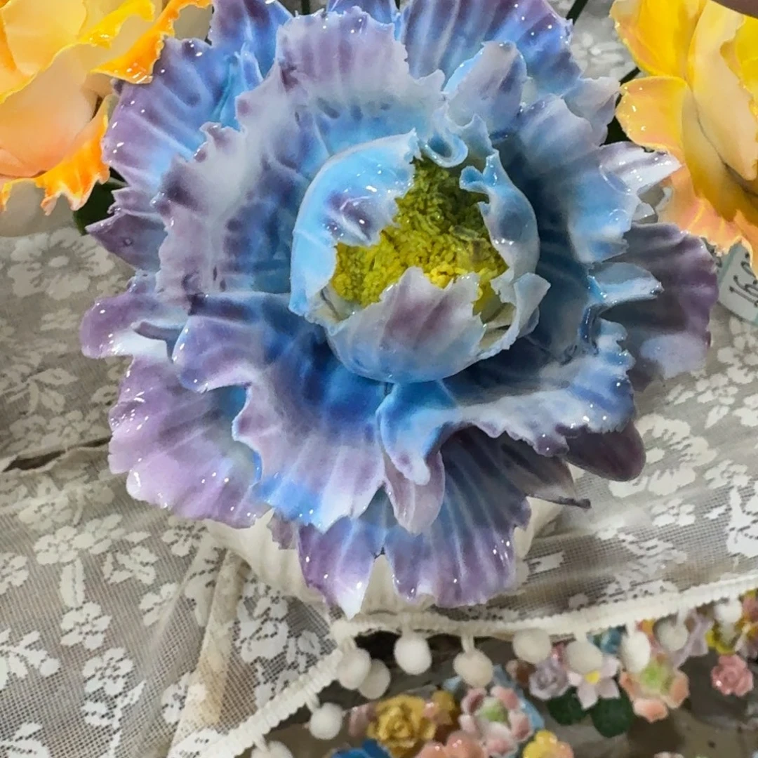 陶瓷花拍满20元发货，随意退款的拉黑