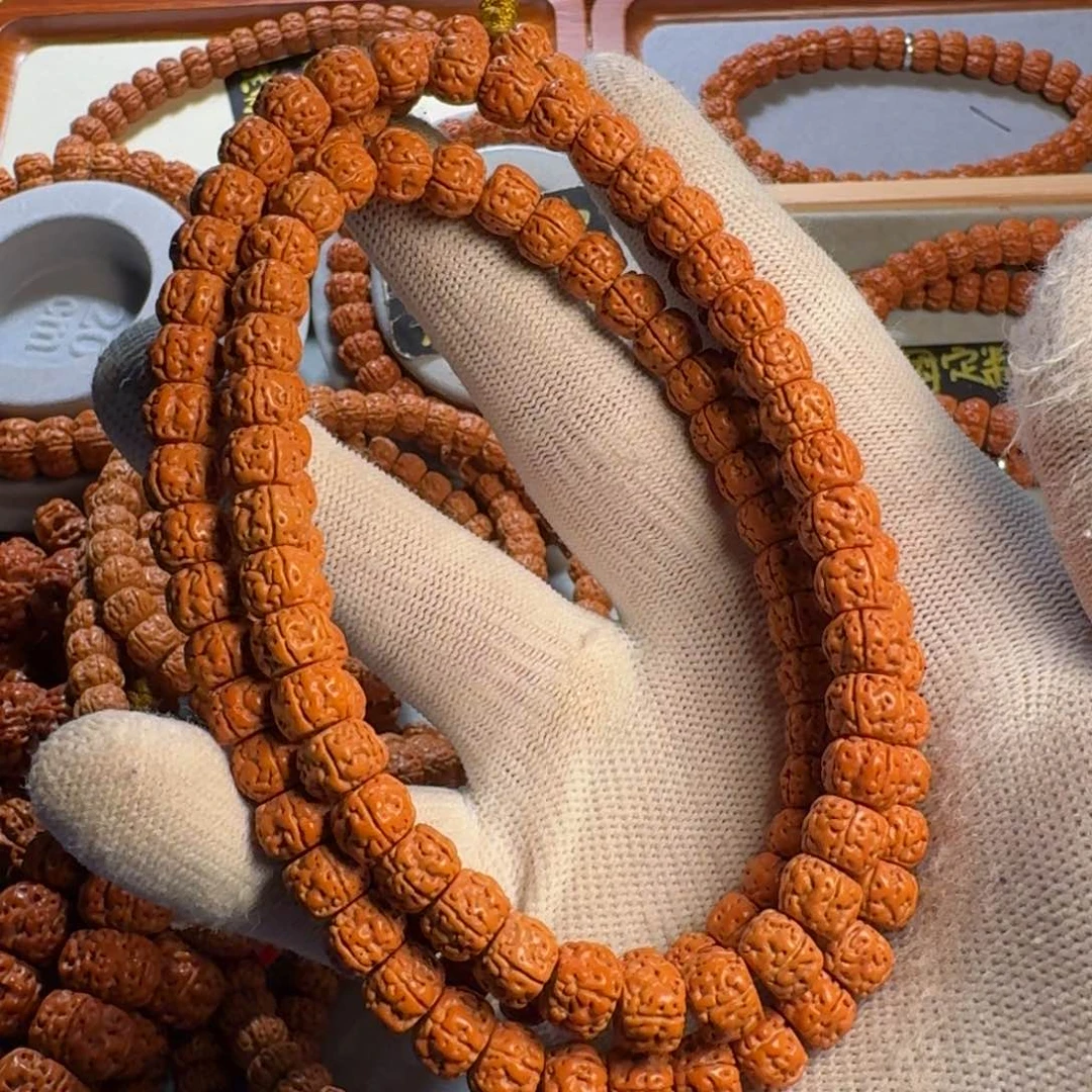 金刚菩提手串我**我藏式盘龙纹