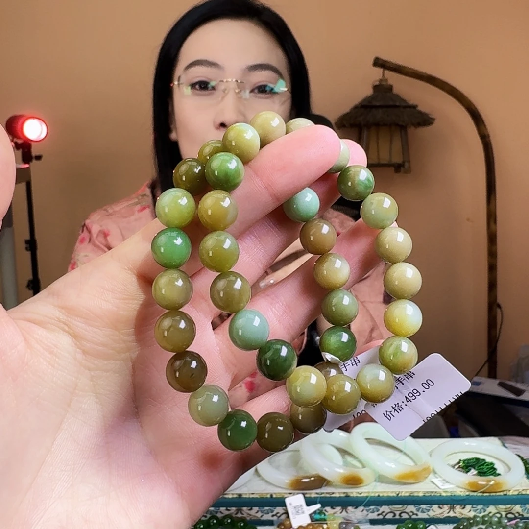 和田玉未镶嵌手链拍一发一多样性发货