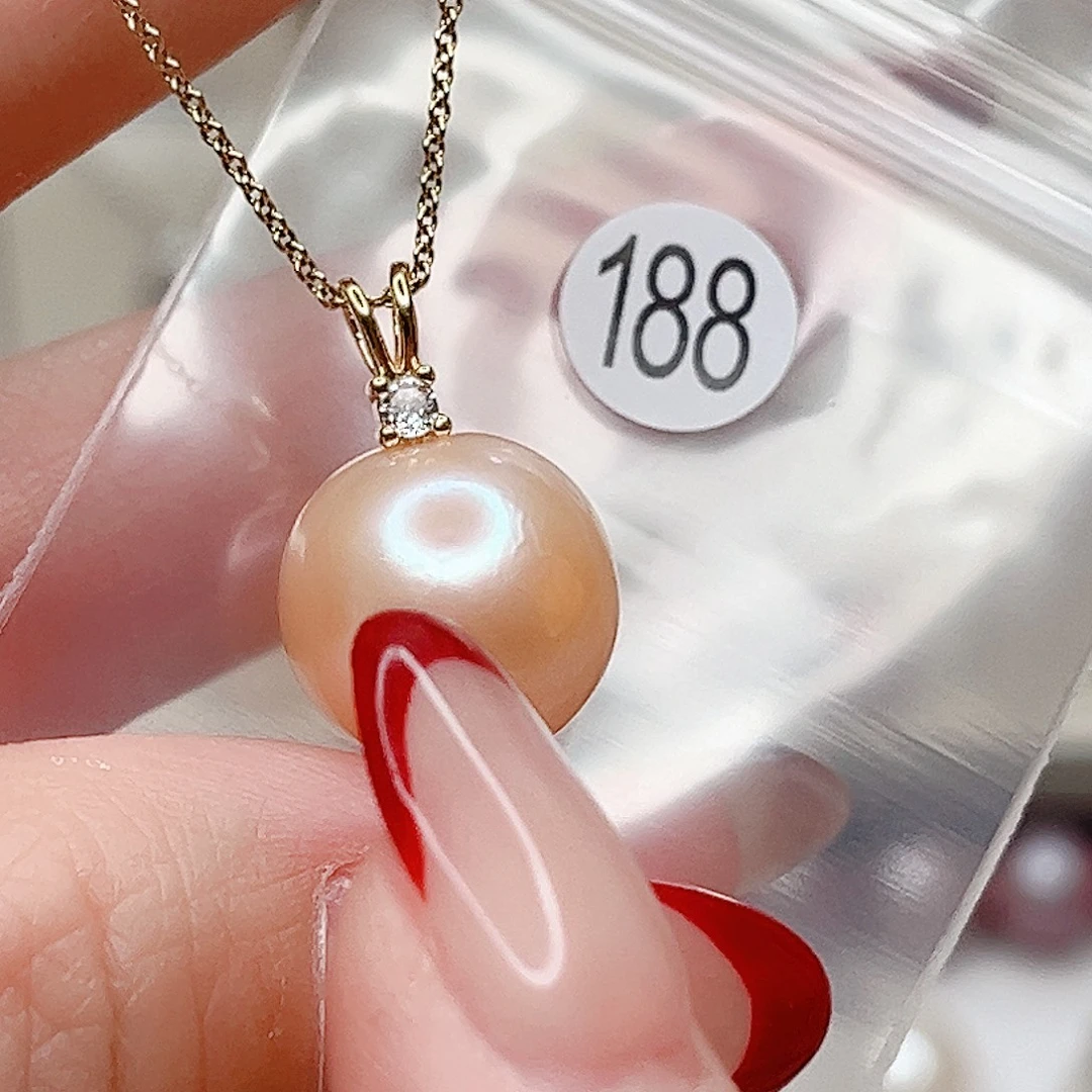 合金淡水珍珠吊坠(赠链)