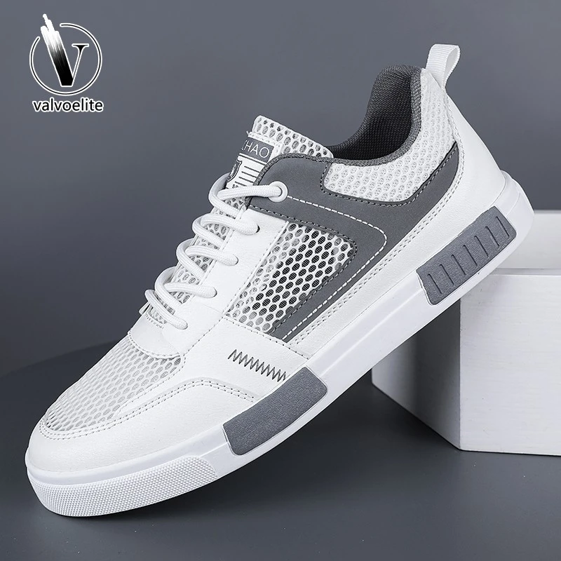 VALVOELITE网面男鞋夏季透气休闲板鞋百搭薄款网女款秋冬透气板鞋