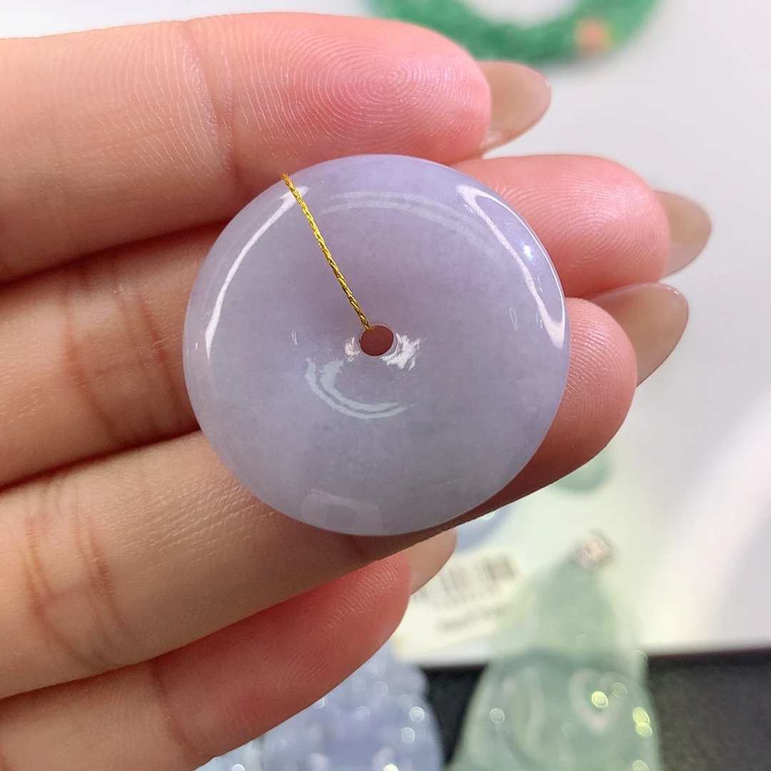 定制翡翠未镶嵌平安扣