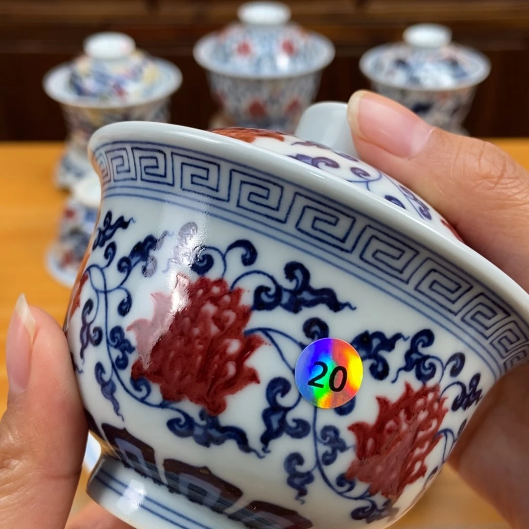 手绘现代茶具非古董