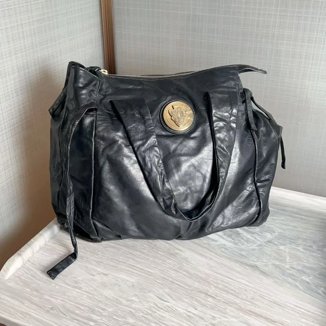95新 GUCCI/古驰 古驰 黑色 门童系列 手提包/0000