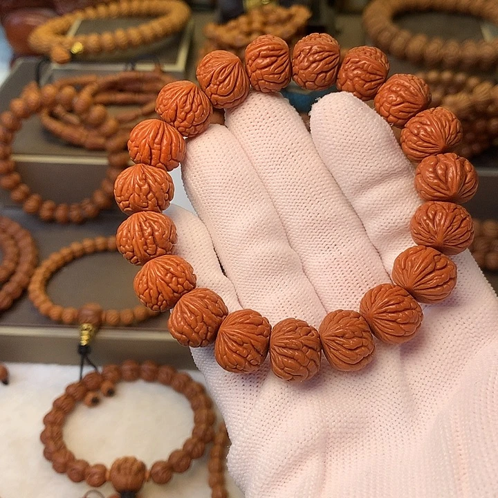 手串桃核秦岭龙纹