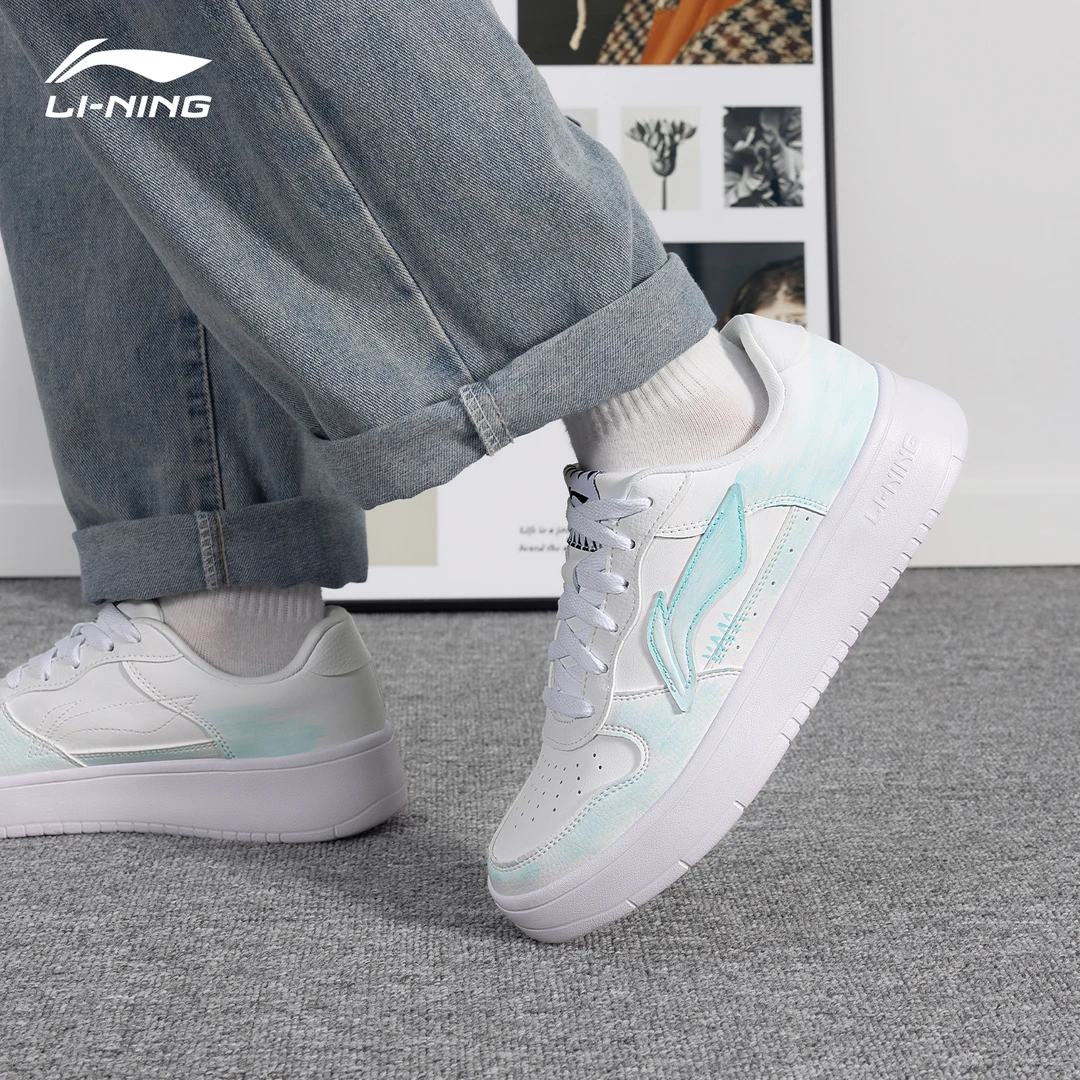 李宁浮舟【特别定制】夏日街头 男鞋板鞋透气男士运动鞋子轻便百搭