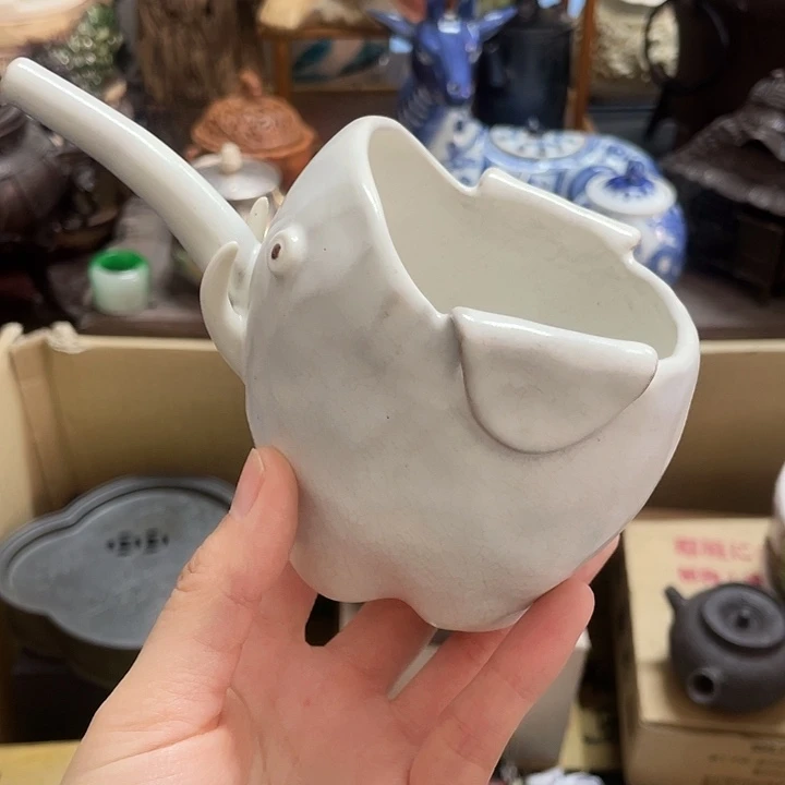 瓷中古工艺品摆件