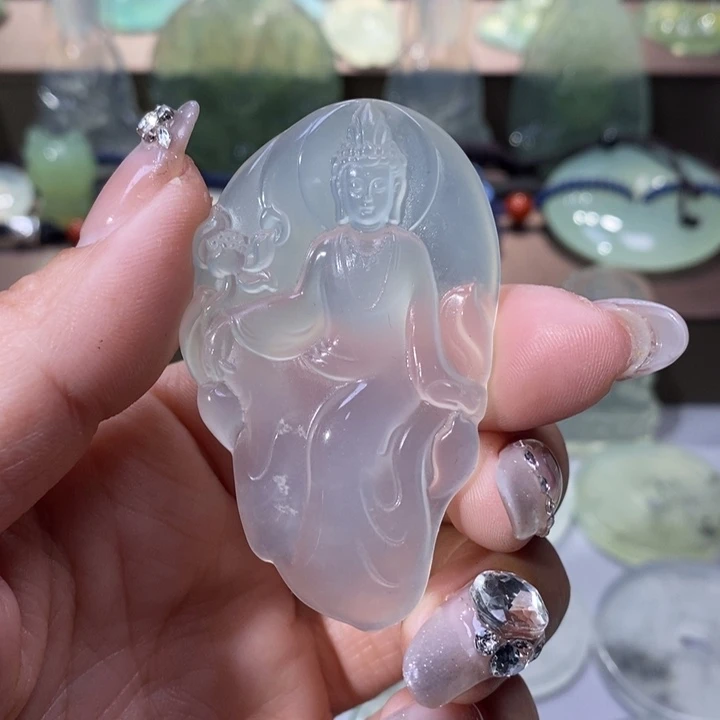 岫玉吊坠未镶嵌吊坠