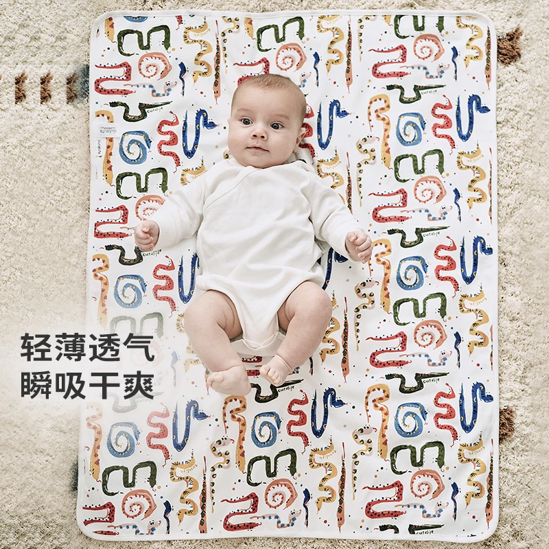 cutelife婴儿隔尿垫防水可洗新生儿宝宝隔尿床垫大尺寸四季可用