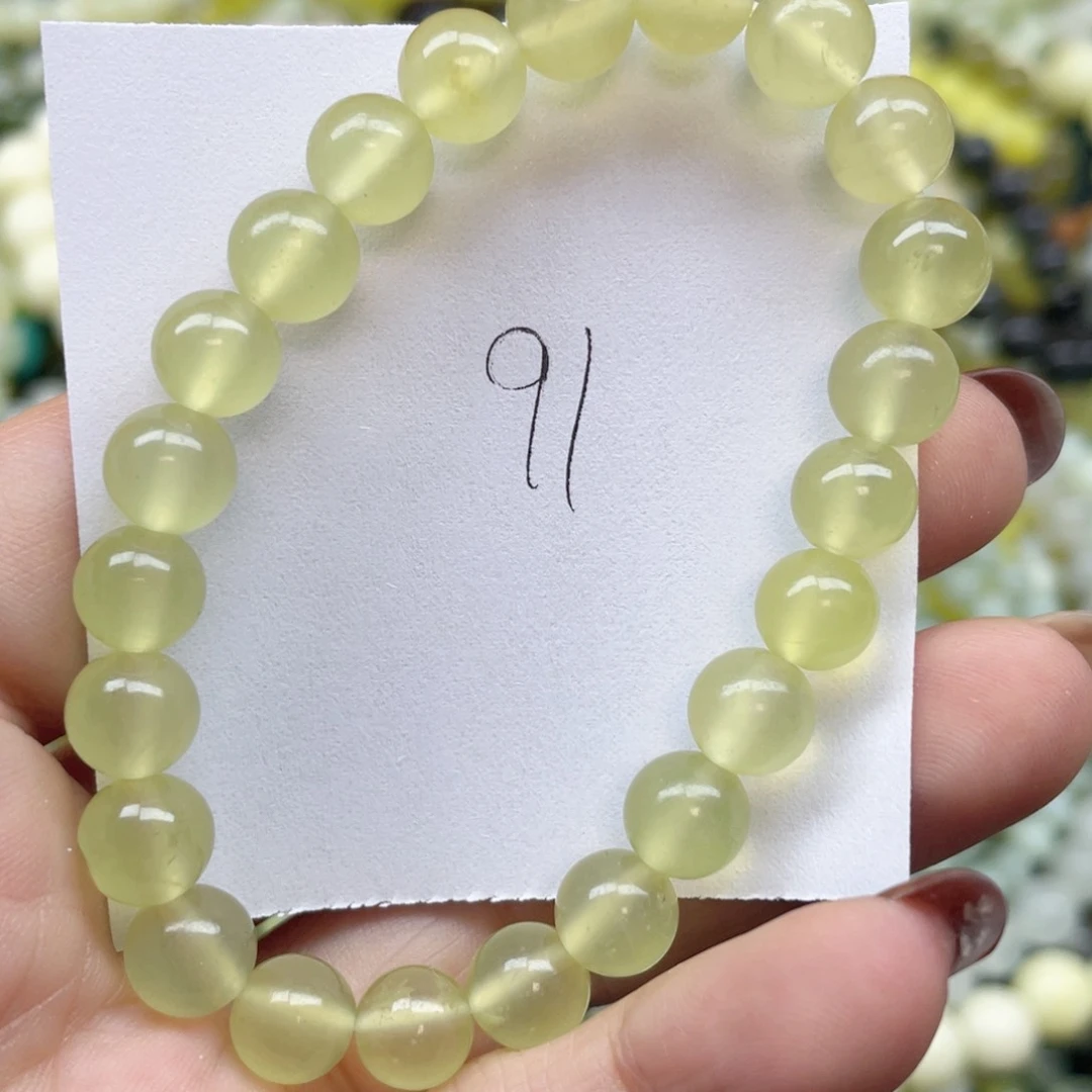 未镶嵌蛇纹石玉手链