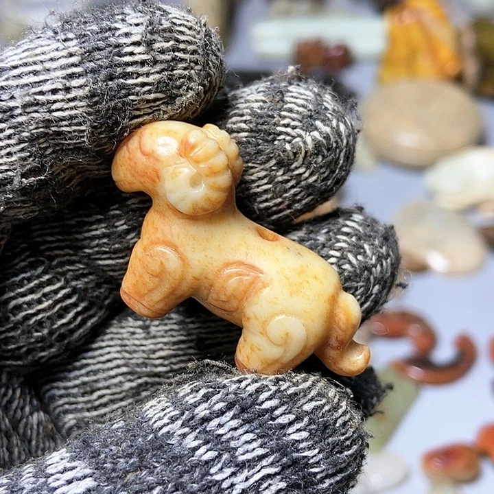 和田玉未镶嵌颈饰145