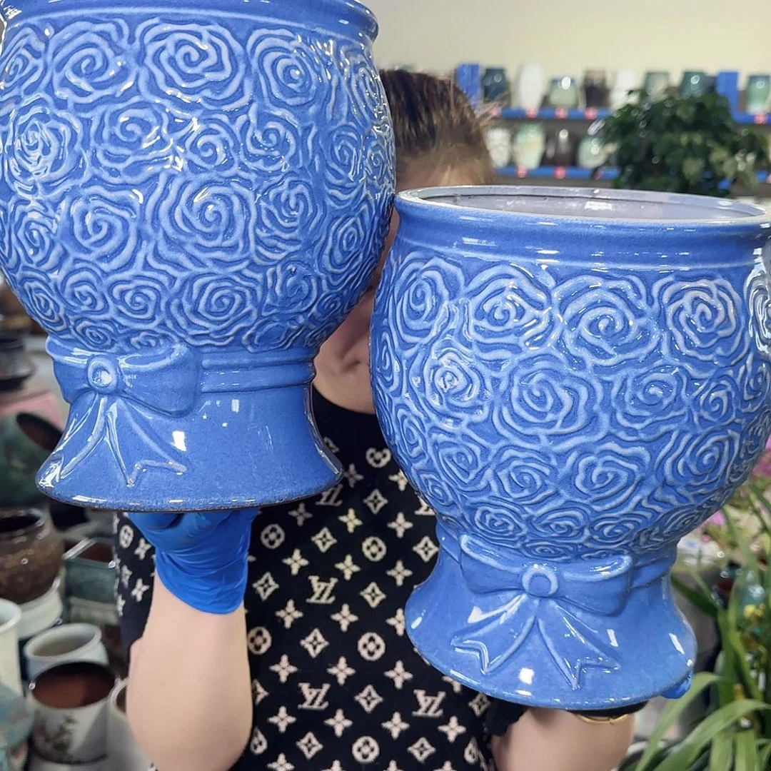 花盆紫砂高24口18