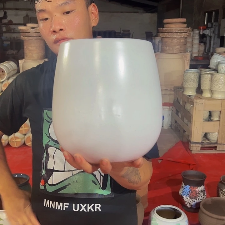 紫砂花盆高度26口径20