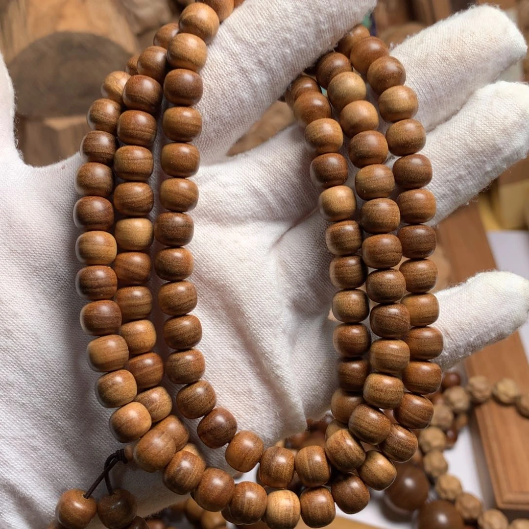 檀香木手串/手链贰**。老山檀香7✖️8多圈药香凉韵