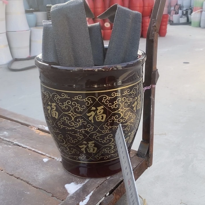 低腰棕金福缸大号口32/36