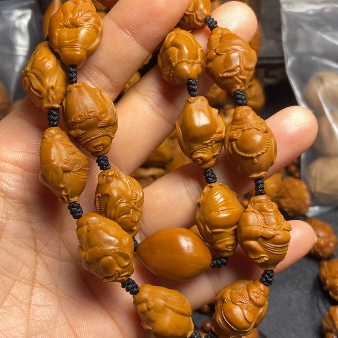 【闪购商品】手串/手链橄榄核弥勒手持
