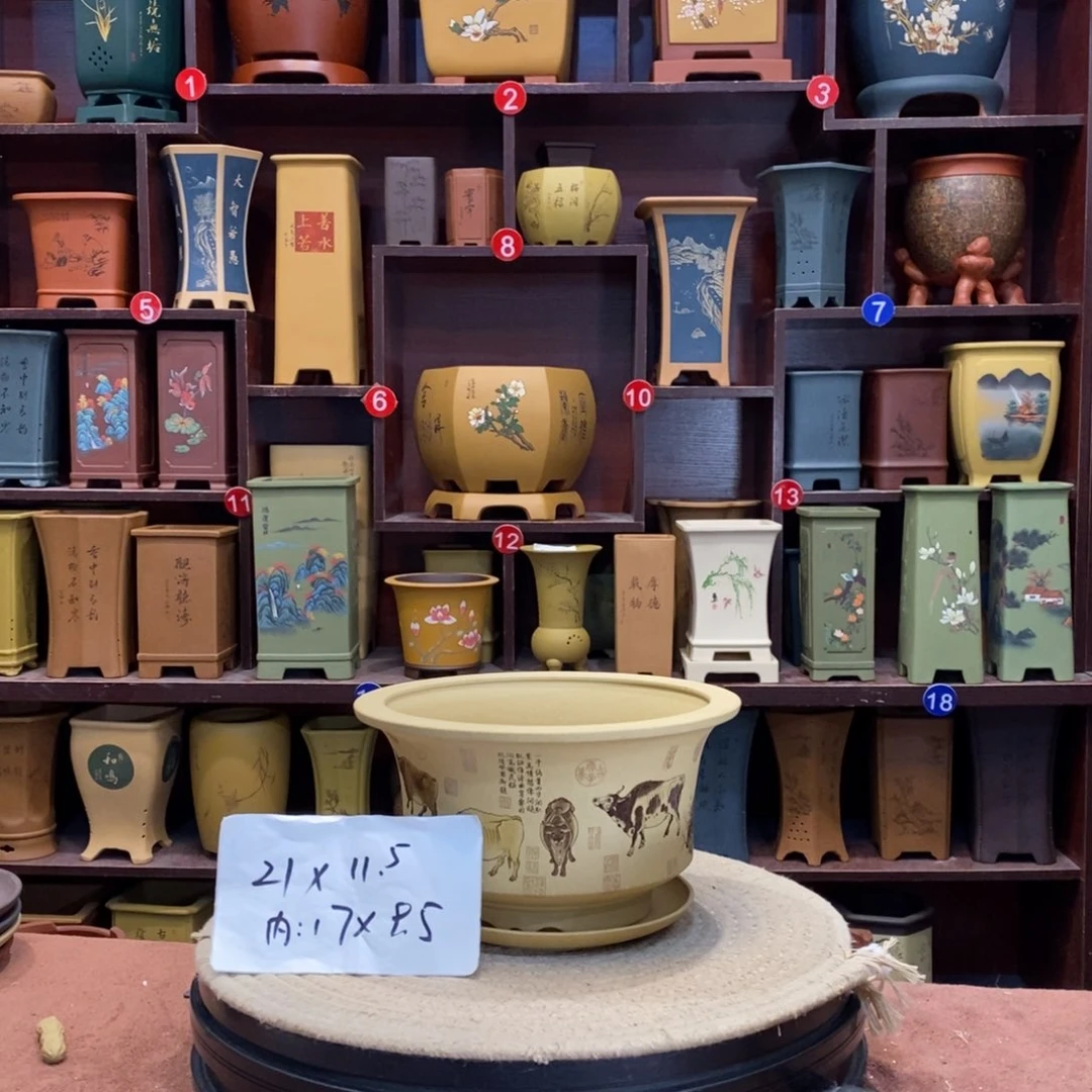 紫砂花盆紫砂艺术