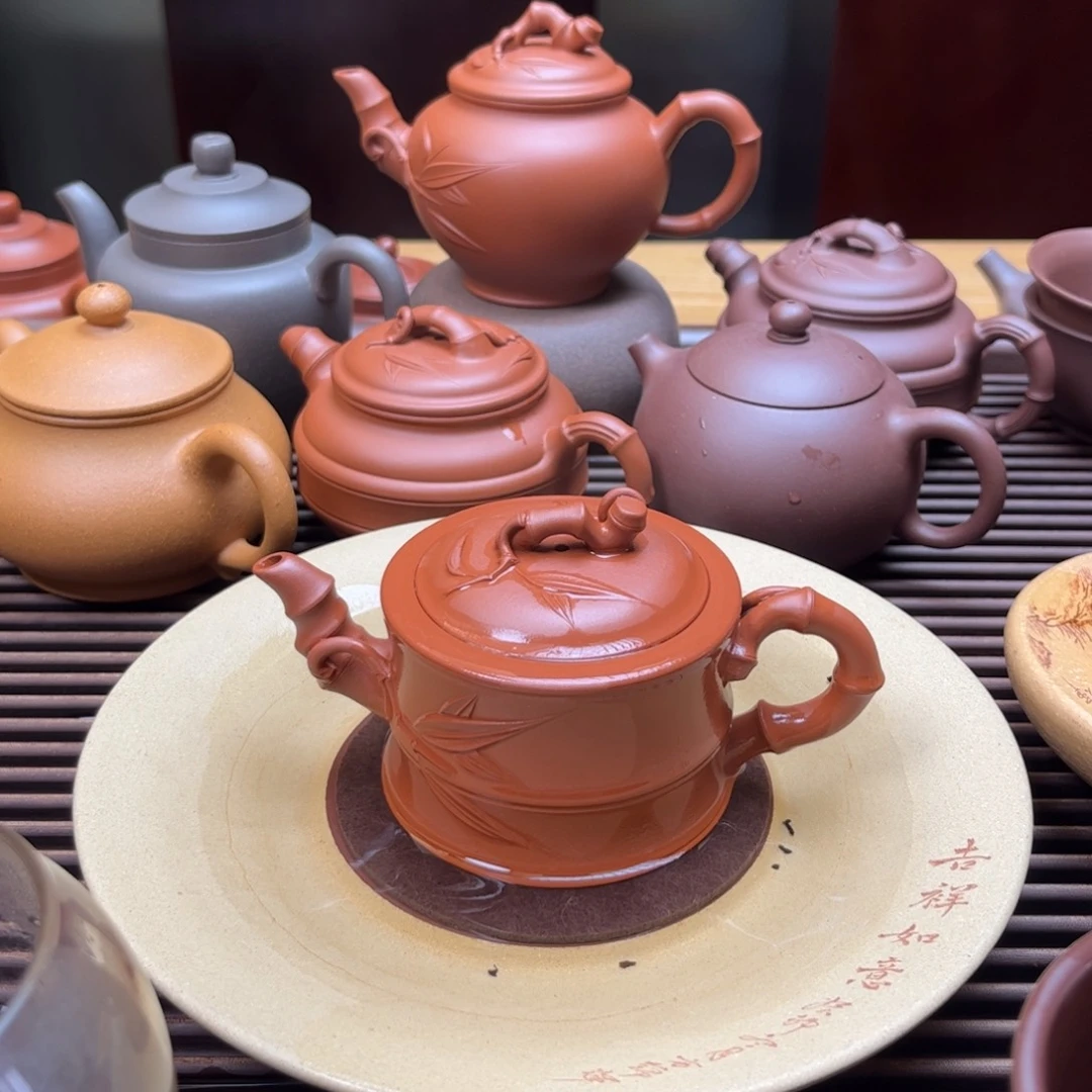 紫砂茶壶老红泥特惠