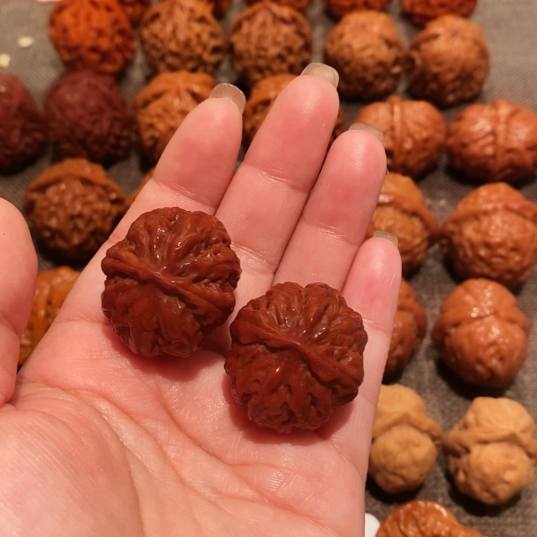 幸***康文玩核桃吊坠粗筋南瓜0846