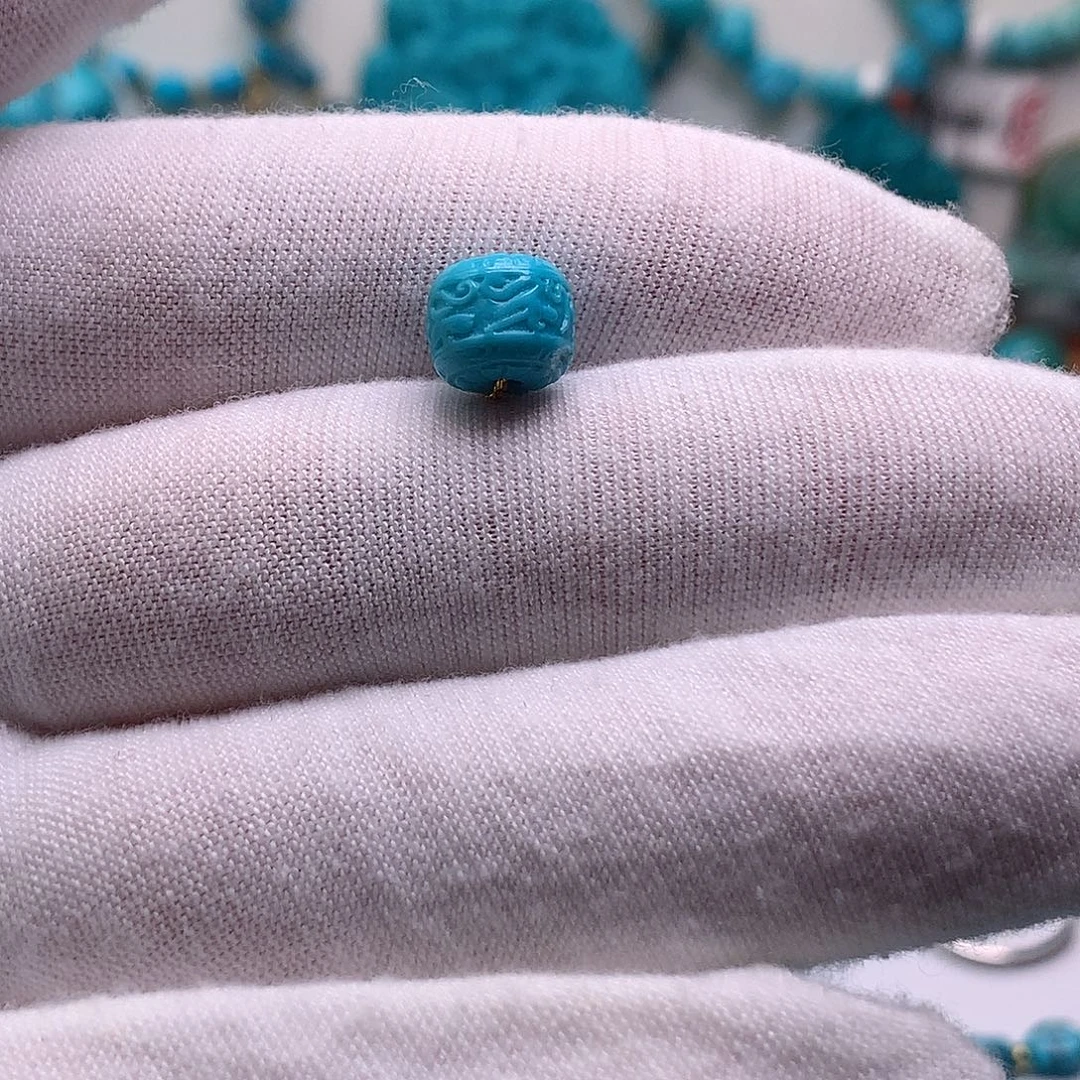 绿松石未镶嵌珠宝奇石8.3mm