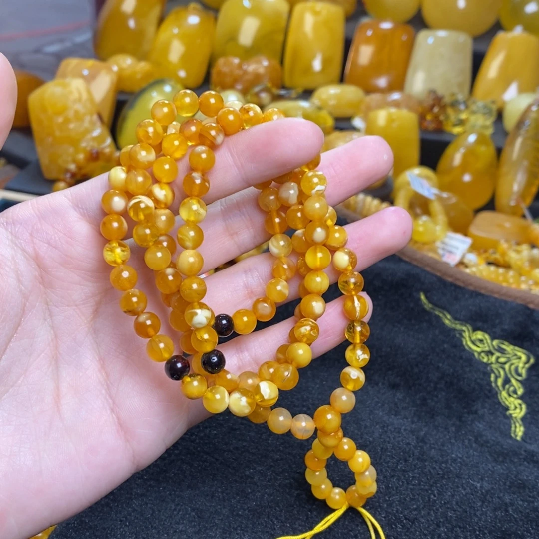 琥珀未镶嵌珠宝奇石