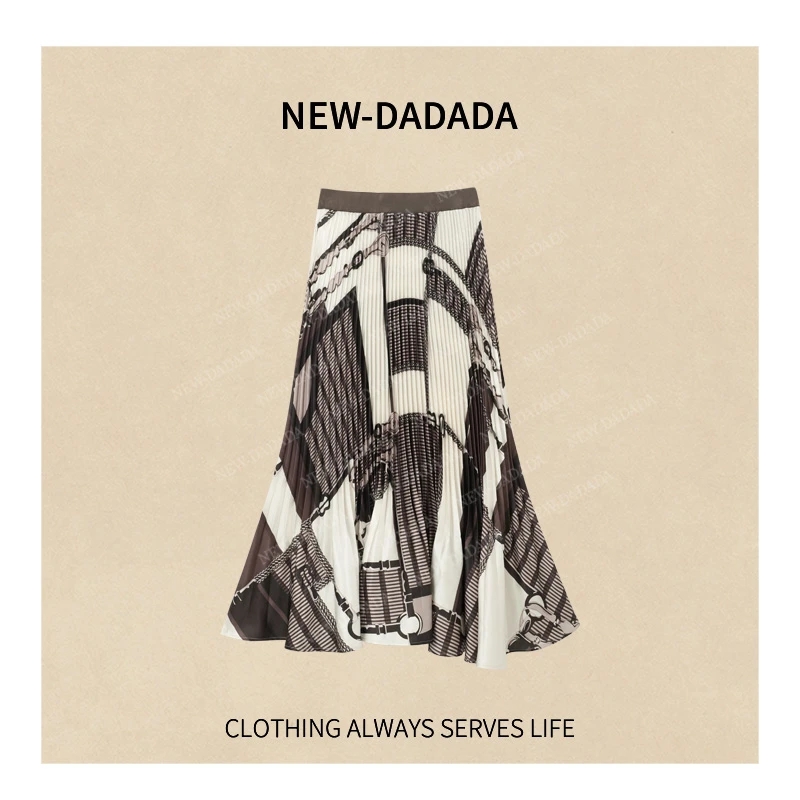 清清利达 NEW DADADA【法兰花语】时尚潮流百搭半裙SZ2467